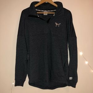 Quarter Button Sweatshirt